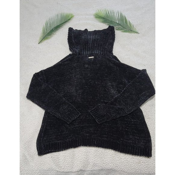 Michael Kors Women's Large Black Long Sleeve Turtleneck Sweater - Picture 4 of 14